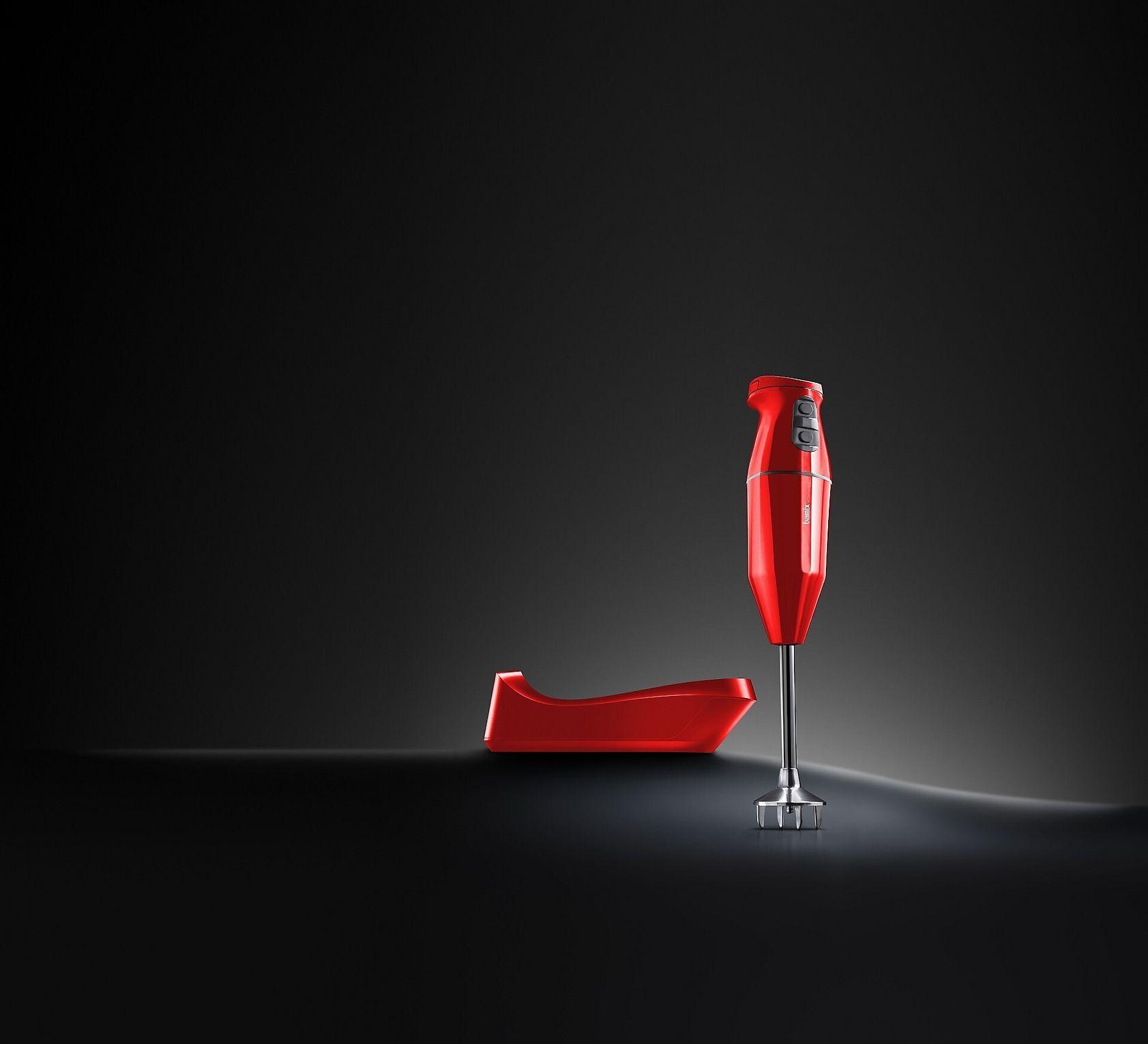 Bamix Cordless -johdoton sauvasekoitin, punainen