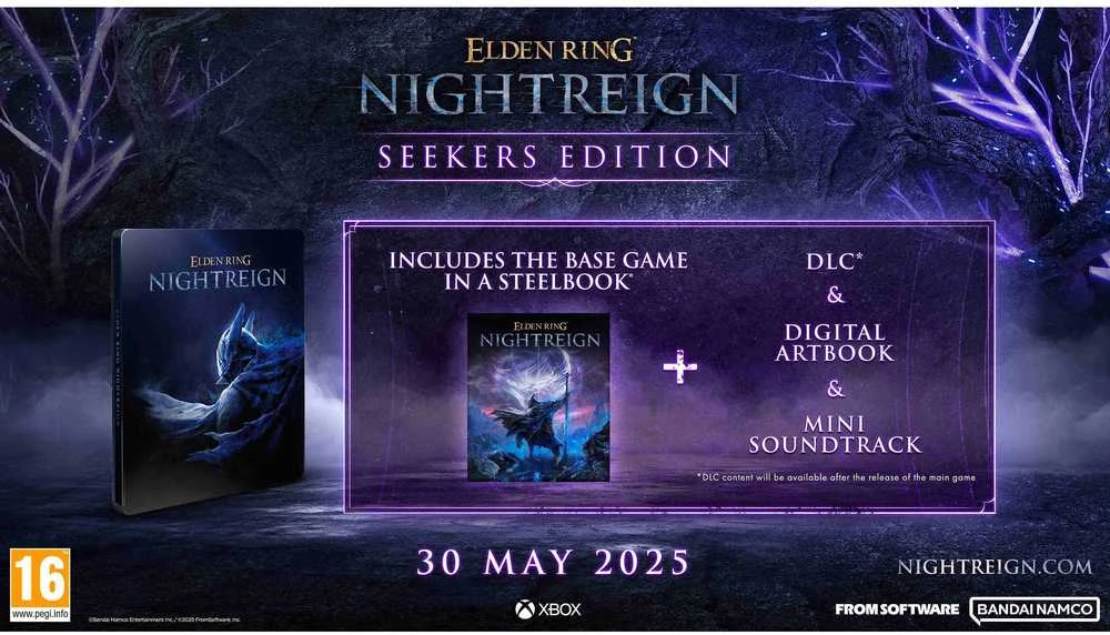 Bandai Namco Fromsoftware Elden Ring Nightreign Seekers Edition
