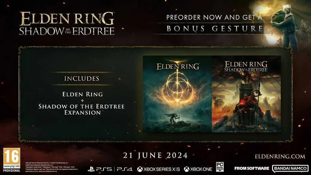 Bandai Namco Elden Ring: „Erdtree Edition PS5“ šešėlis