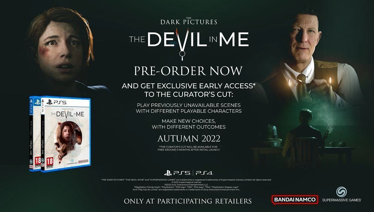 Supermasyvūs žaidimai The Dark Pictures Antology – The Devil in Me PS5