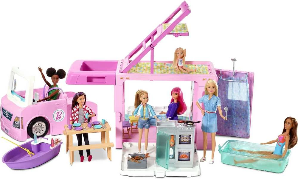 Mattel Barbės kemperis 3 in 1