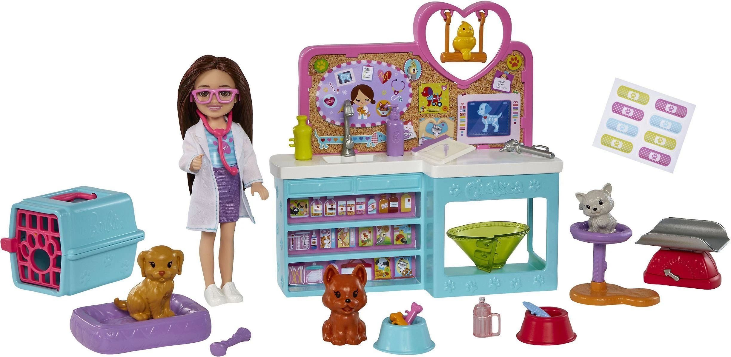 Barbie Chelsea Can Be Pet Vet Set HGT12 Mattel
