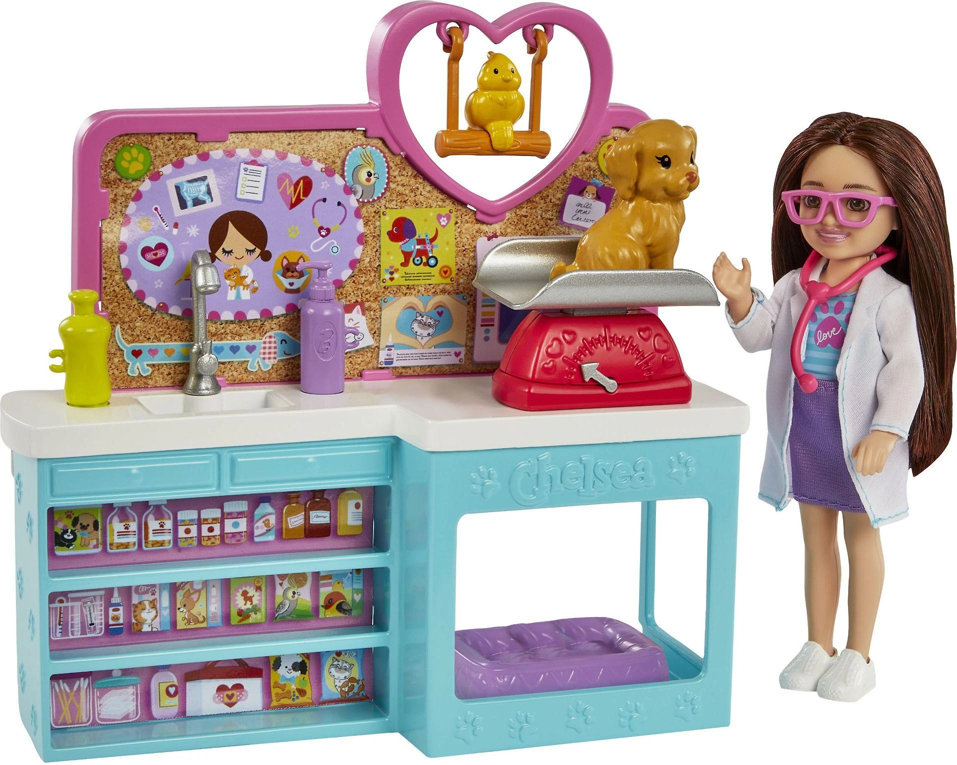Barbie Chelsea Can Be Pet Vet Set HGT12 Mattel