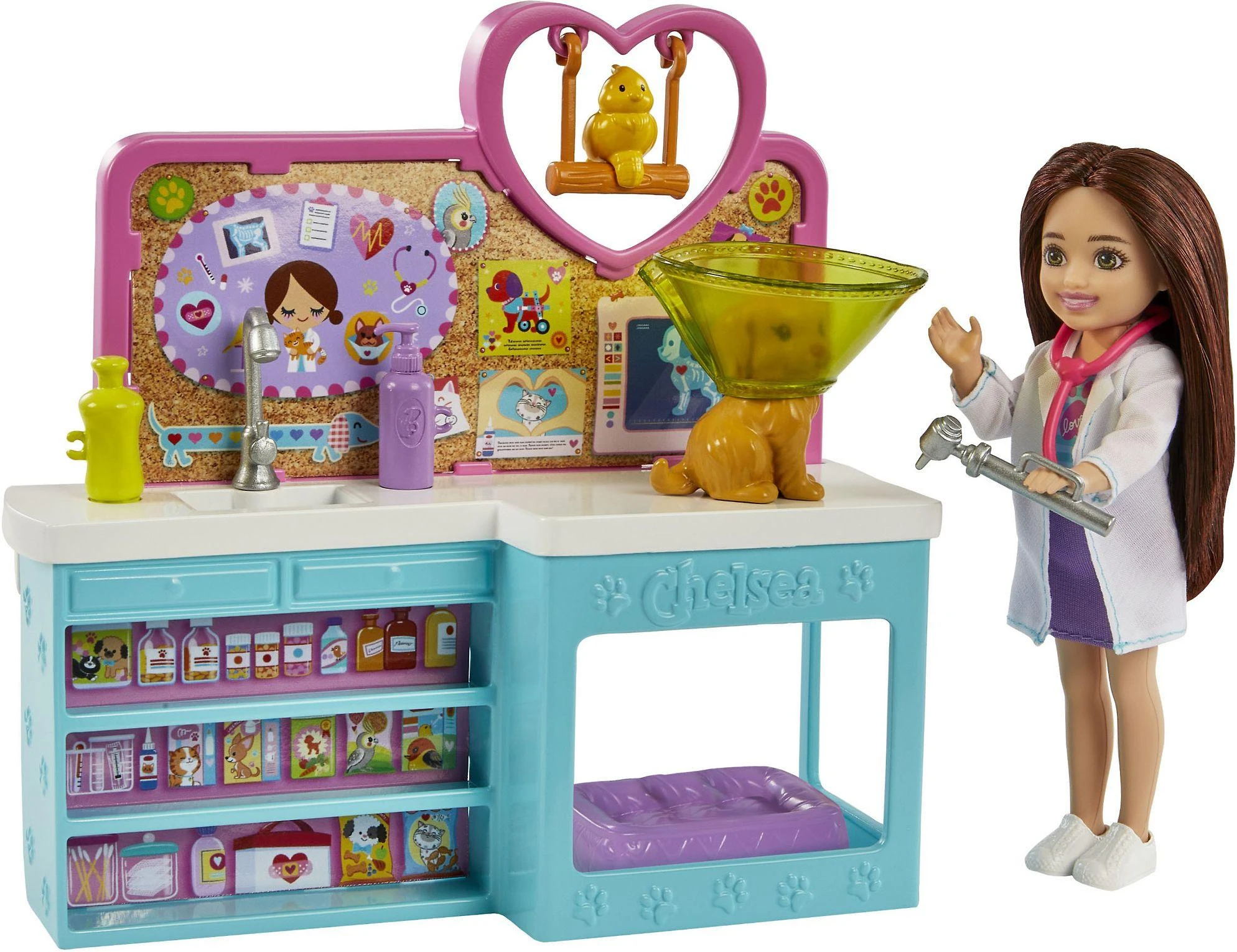 Barbie Chelsea Can Be Pet Vet Set HGT12 Mattel