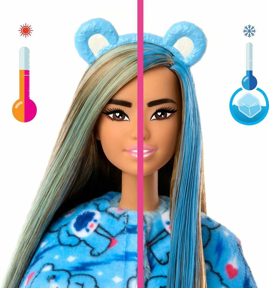 Mattel BARBIE CUTIE REVEAL CARE BEARS siurprizų rinkinys Grumpy Bear (JCN96)