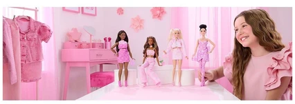 Mattel BARBIE DELUXE FASHIONISTAS tamsiaplaukė lėlė