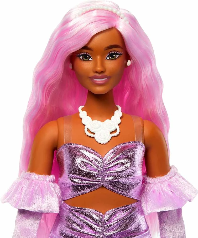 Mattel BARBIE DELUXE FASHIONISTAS lėlė rožiniais plaukais (HYV25)