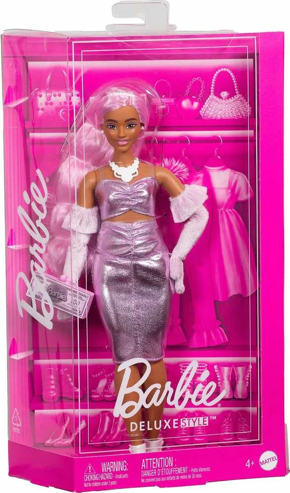 Mattel BARBIE DELUXE FASHIONISTAS lėlė rožiniais plaukais (HYV25)