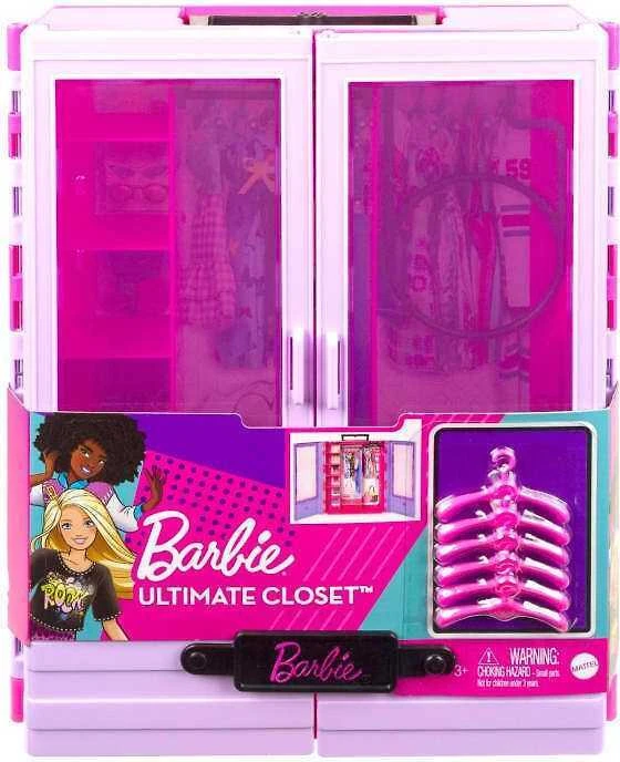 Mattel Barbės rūbų ir aksesuarų spinta