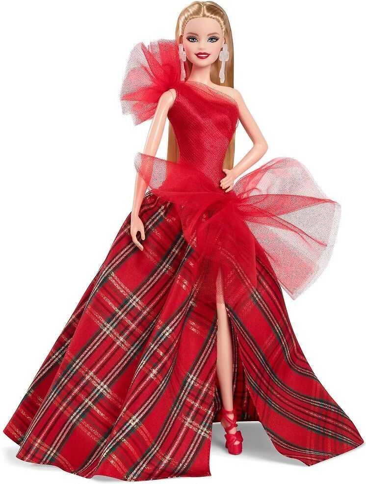 Mattel Kolekcinė „Barbie Holiday“ lėlė šviesiais plaukais 2024