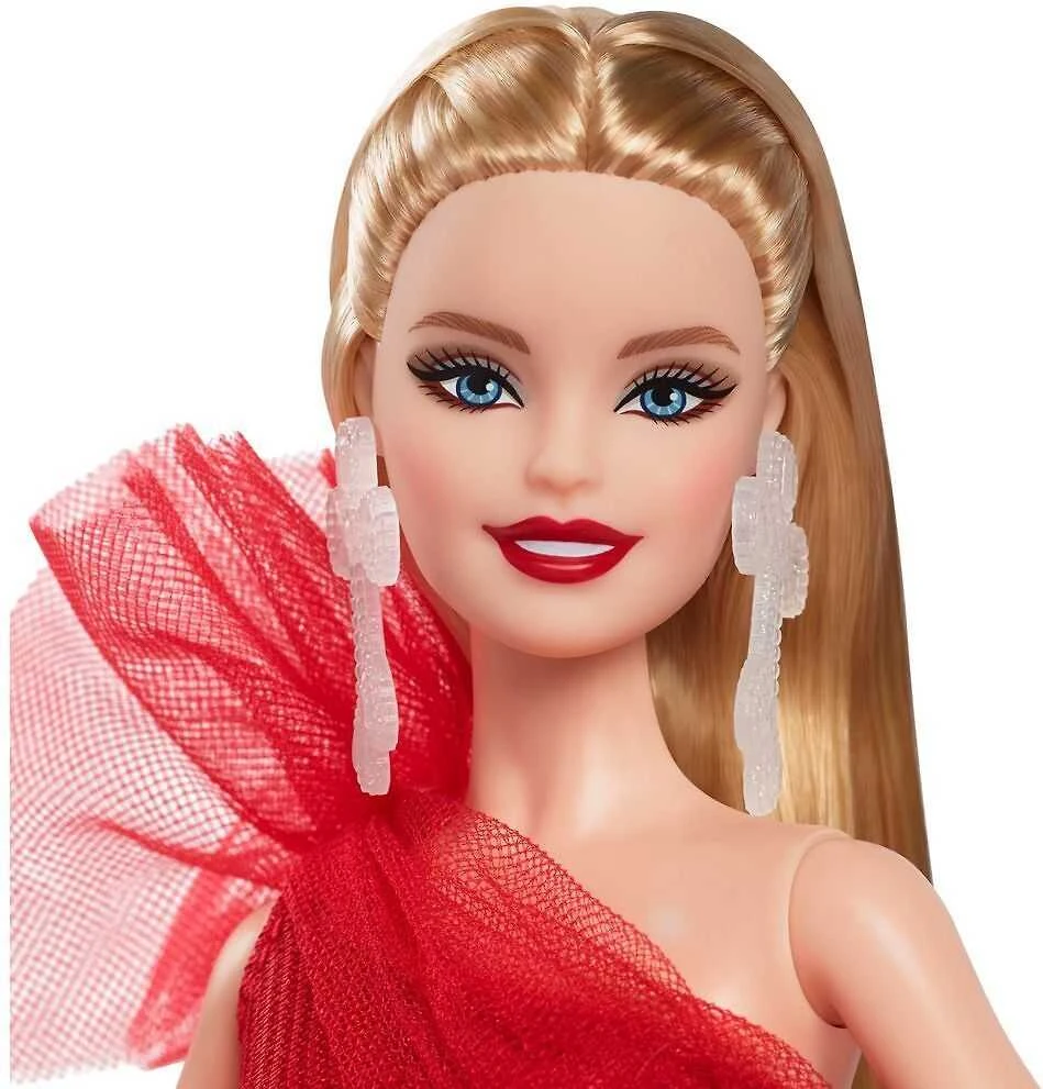 Mattel Kolekcinė „Barbie Holiday“ lėlė šviesiais plaukais 2024