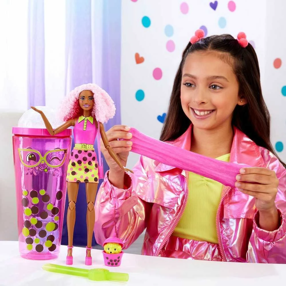 Mattel Lėlė Barbie Pop Reveal Jagoda Bubble Tea su siurprizais