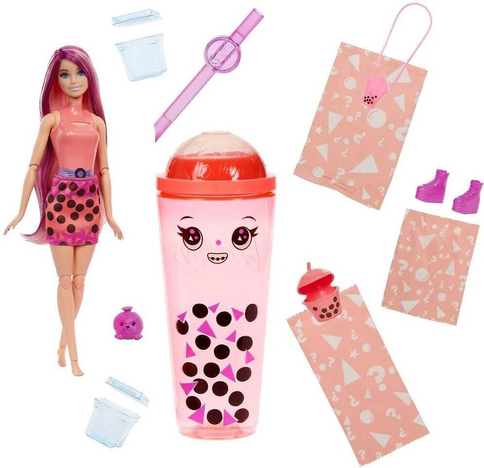 Mattel BARBIE POP REVEAL mango mochi siurprizų rinkinys, burbulinės arbatos serija (HTJ22)