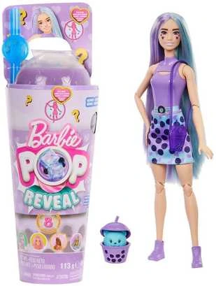 Mattel BARBIE POP REVEAL taro milk siurprizų rinkinys, burbulinės arbatos serija (HTJ19)