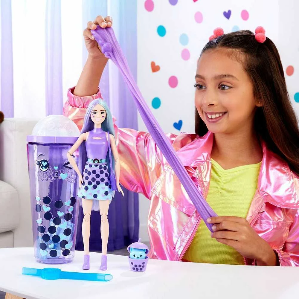 Mattel BARBIE POP REVEAL taro milk siurprizų rinkinys, burbulinės arbatos serija (HTJ19)