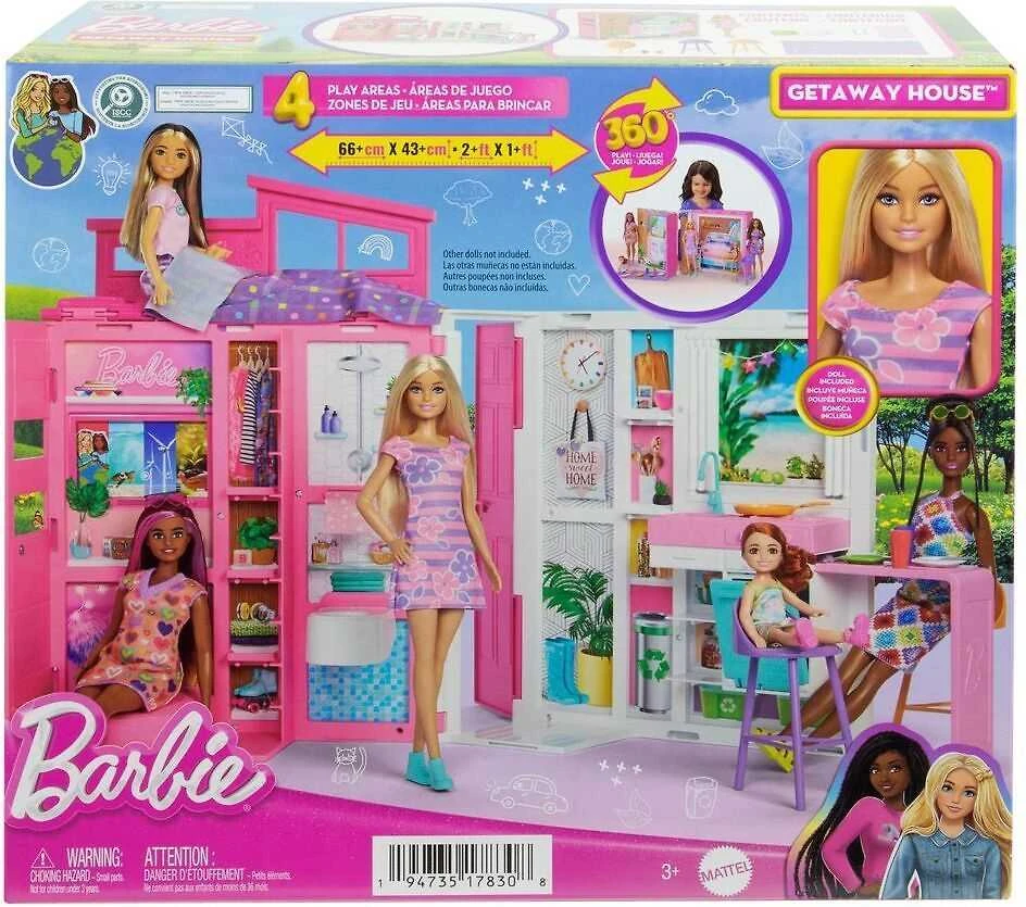 Barbie poilsio namelis su lėle HRJ77