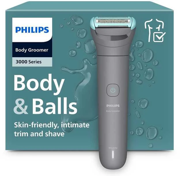Barzdaskutė „Philips“ kūno kirpimo mašina BG3485/15 su triguba apsauga skutimosi sistema