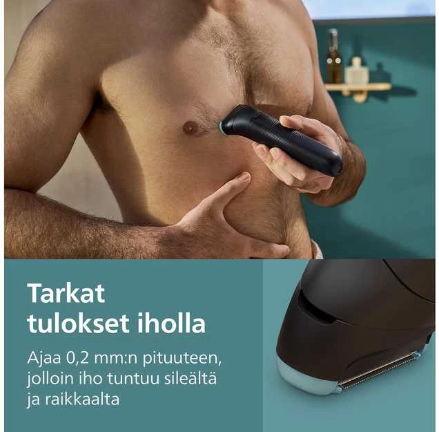 Barzdaskutė Philips 5000 serijos kūno kirpimo mašina BG5475/15 su triguba apsauga skutimosi sistema