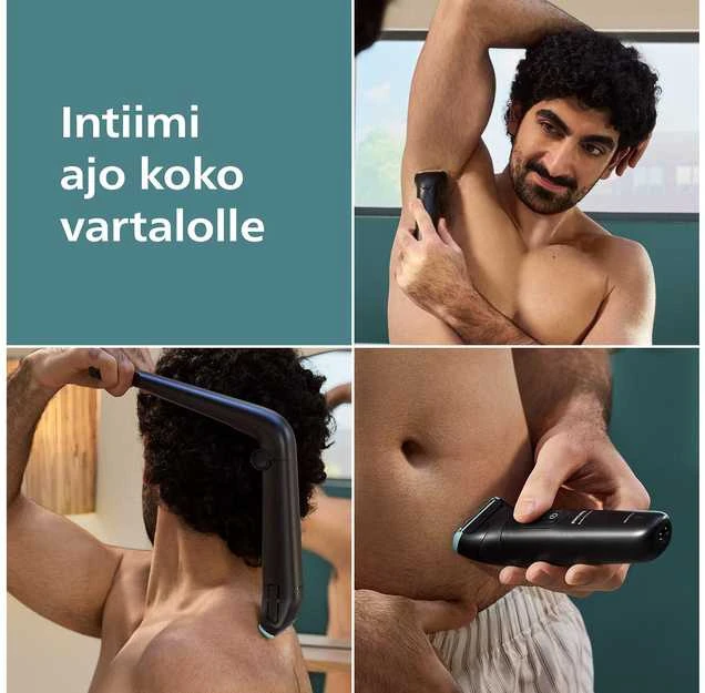 Barzdaskutė Philips 5000 serijos kūno kirpimo mašina BG5475/15 su triguba apsauga skutimosi sistema