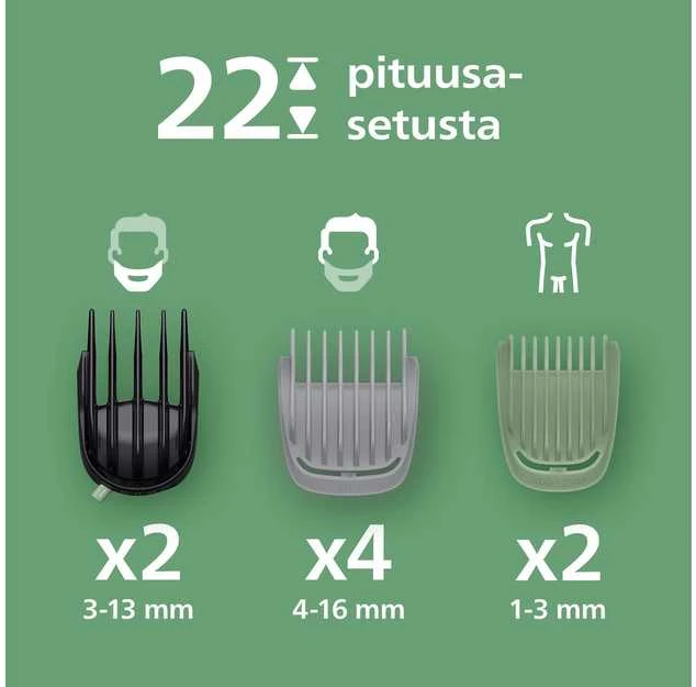 Daugiafunkcis kūno ir veido skustuvas Philips „Septyniolika viename“ MG7941/15