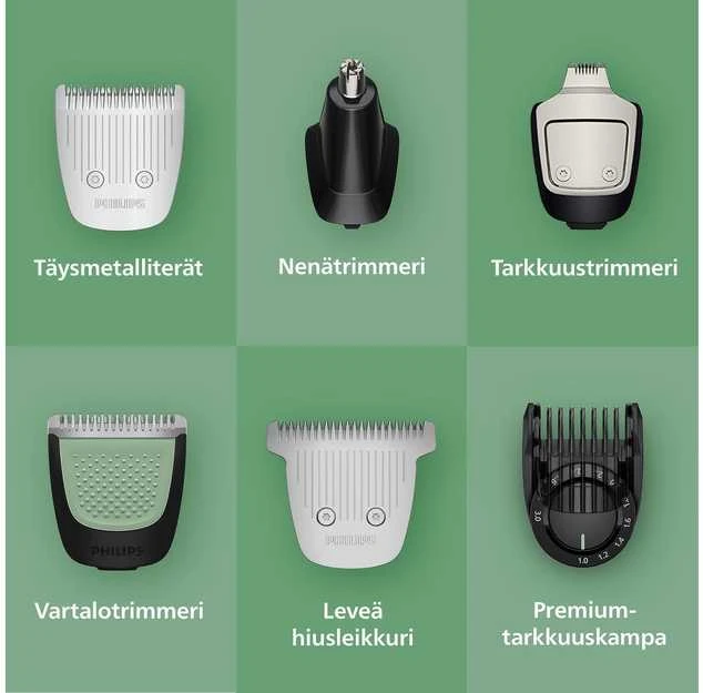 Daugiafunkcis kūno ir veido skustuvas Philips „Septyniolika viename“ MG7941/15