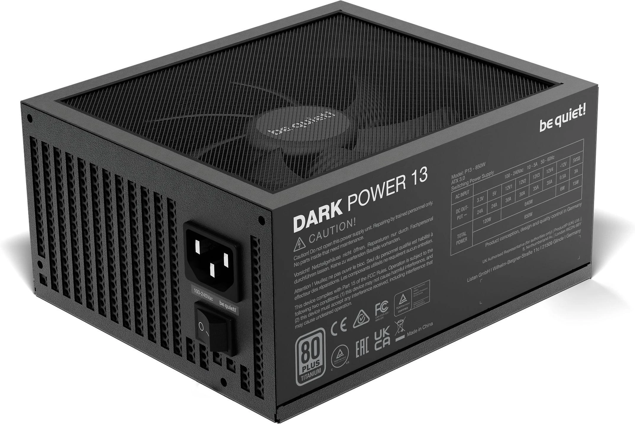 be quiet! Dark Power 13 850W