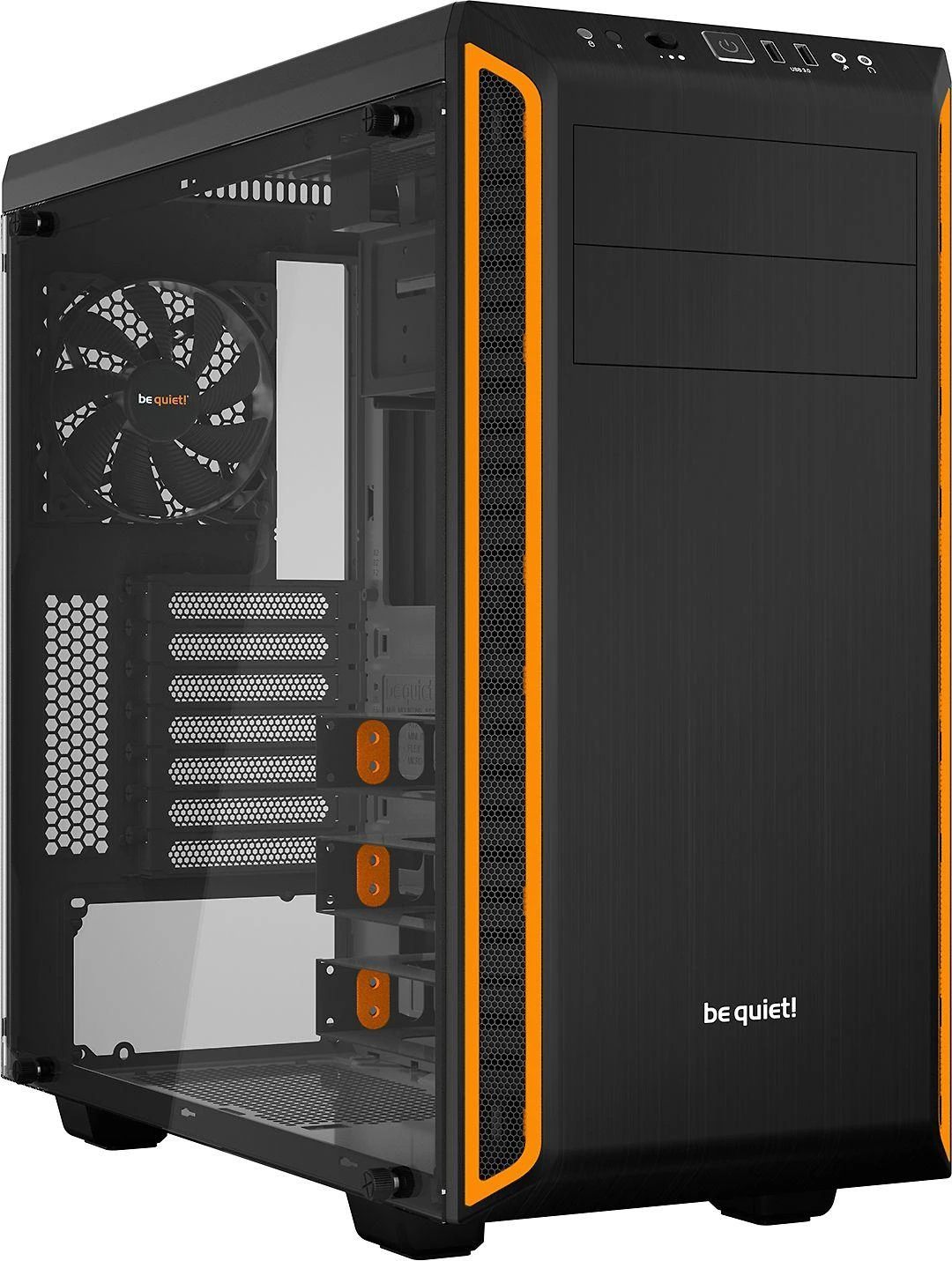 Kompiuterio korpusas Be Quiet Pure Base 600, Tempered Glass (BGW20)