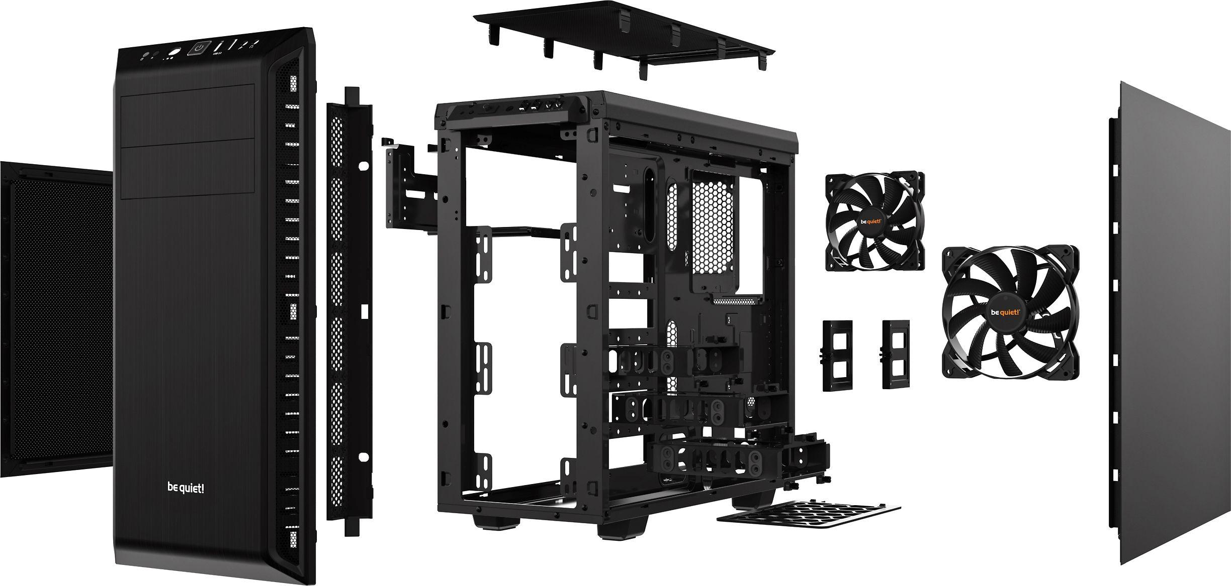 BE QUIET PURE BASE 600 Juodas Midi Tower