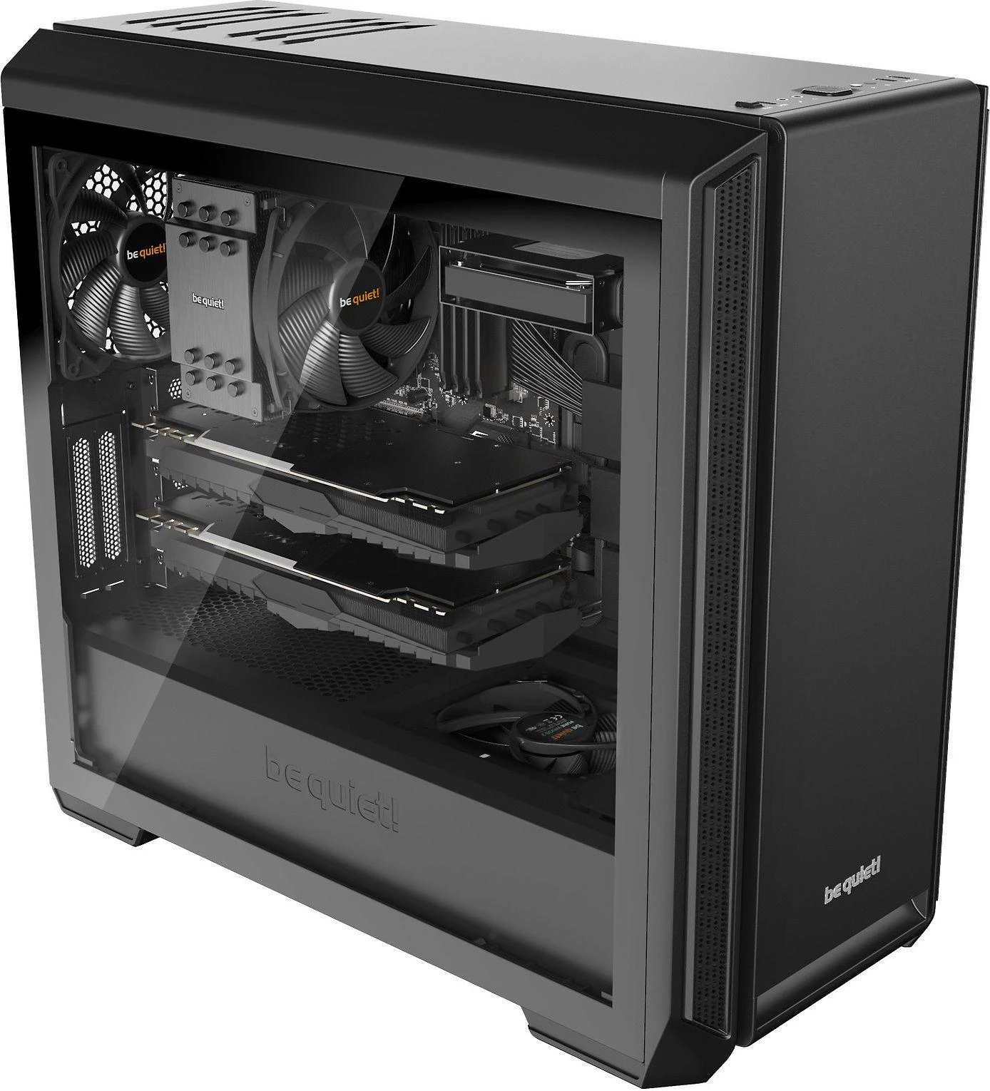Korpusas Be Quiet! SILENT BASE 601 BGW26 (ATX, Extended ATX, Mini ATX, Mini ITX, juodos spalvos)