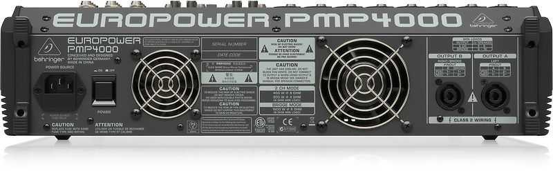 Behringer PMP4000 - Galingasis maišytuvas