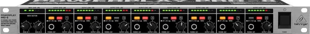 Garso stiprintuvas - Behringer HA8000 V2 8 kanalų scenai