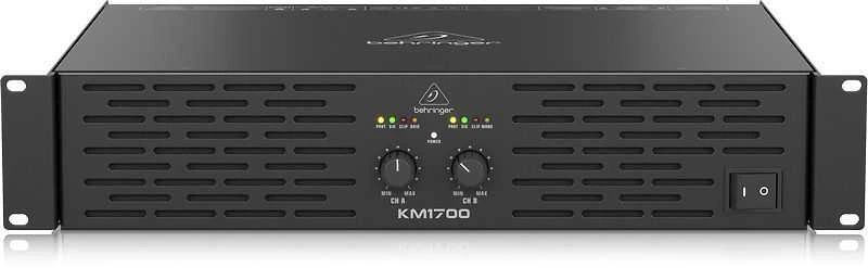 Behringer KM1700 garso stiprintuvas, skirtas pasirodymams ir scenai, juodas