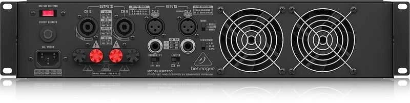 Behringer KM1700 garso stiprintuvas, skirtas pasirodymams ir scenai, juodas