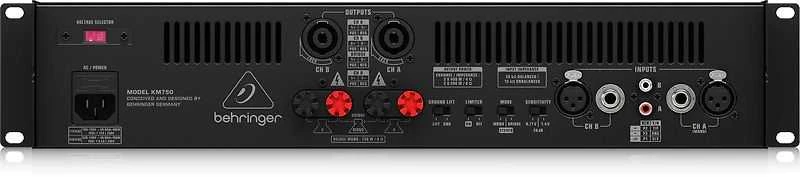 Behringer KM750 garso stiprintuvas 2.1 kanalai Juoda