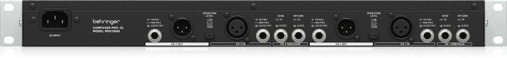 Behringer MDX2600 V2 - signalų procesorius