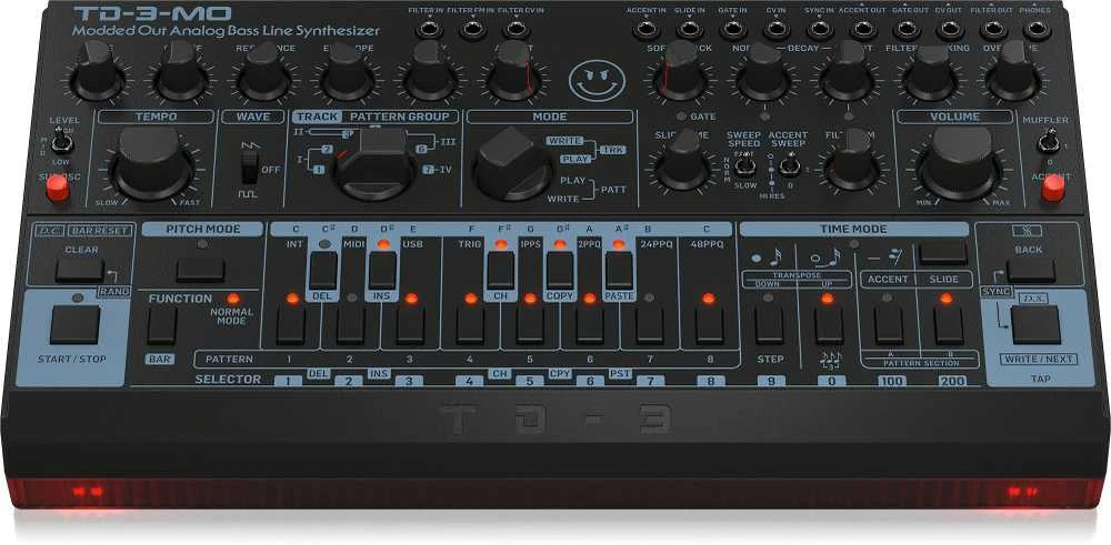 Behringer TD-3-MO-BK analoginis bosinės linijos sintezatorius