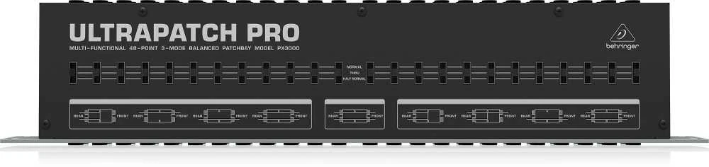 Behringer PX3000 komutacinė panelė