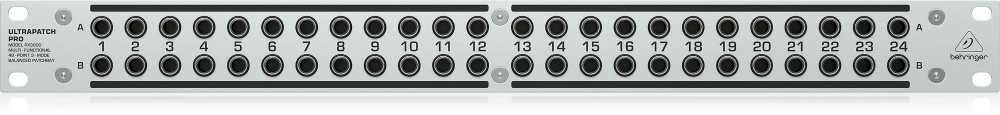Behringer PX3000 komutacinė panelė