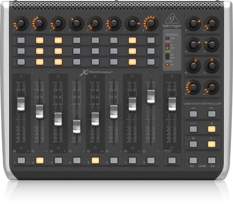 Behringer X-TOUCH kompaktiškas DDA valdiklis
