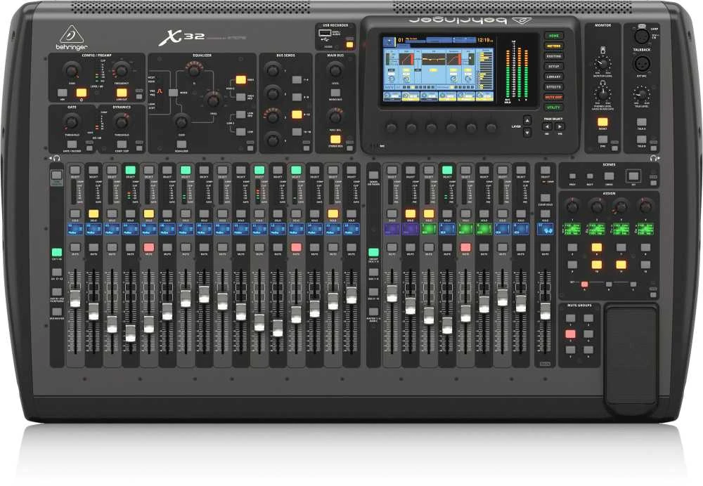 Behringer X32 garso pultas, 40 kanalų, 10–22 000 Hz, juodas