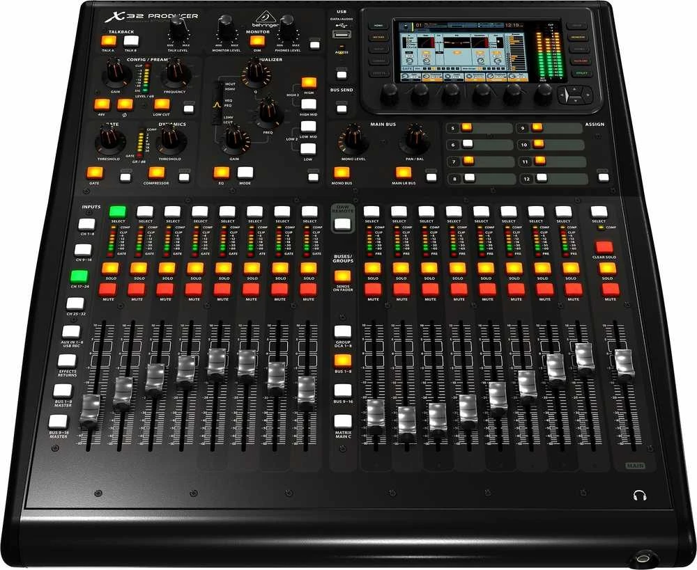 Behringer X32 Producer 40 kanalai 10 – 22000 Hz Juoda