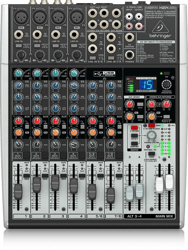 Behringer X1204USB - Garso maišytuvas