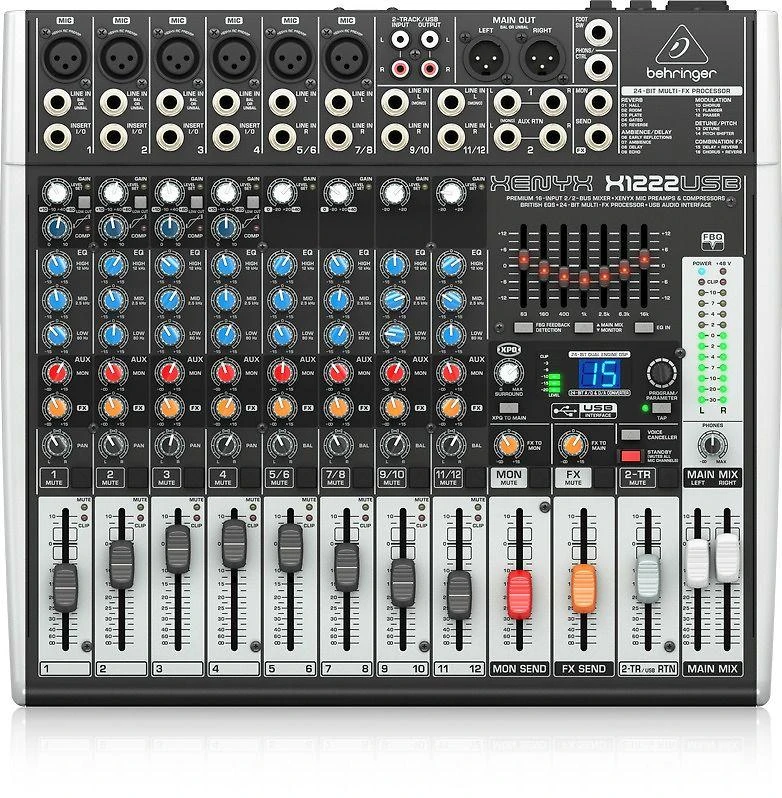 Garso Pultas - Behringer X1222USB 4 Kanalai