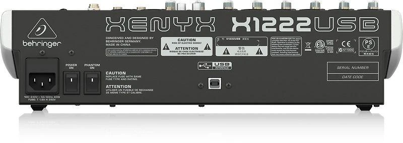 Garso Pultas - Behringer X1222USB 4 Kanalai