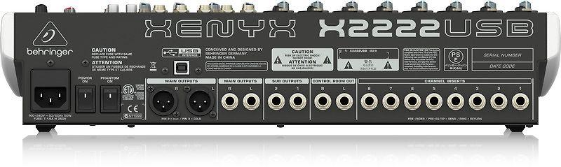 GArso Pultas - Behringer XENYX X2222USB 22 Kanalai