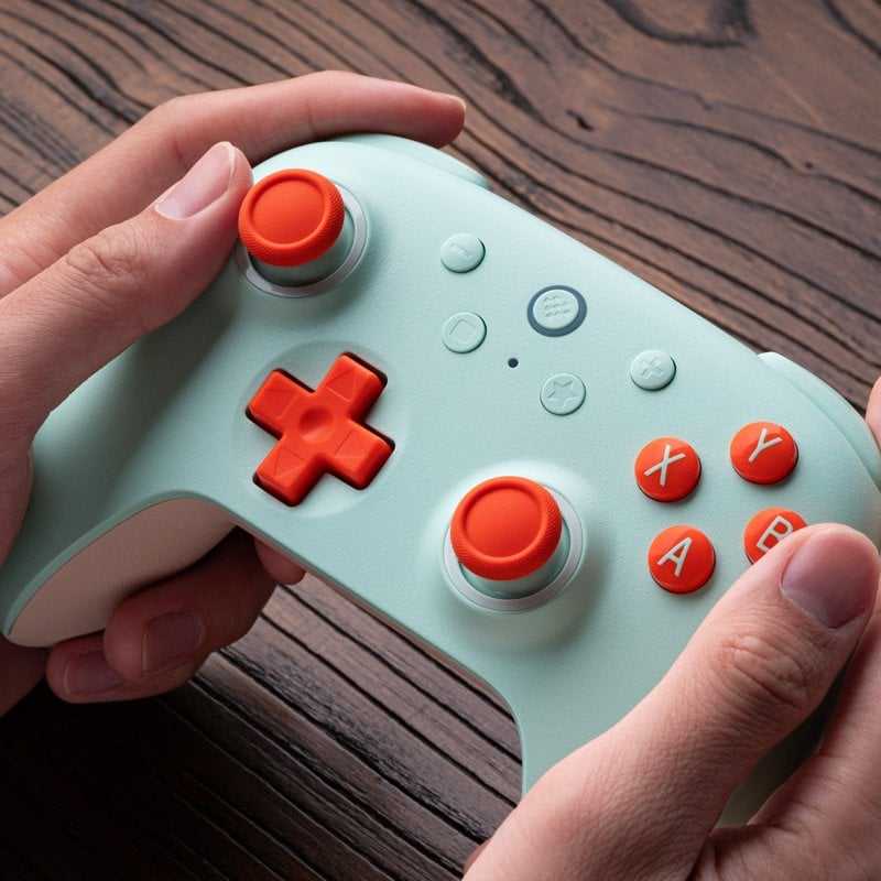 Belaidis žaidimų pultas 8BitDo Ultimate 2C Wireless | spalva: mėtų/raudona