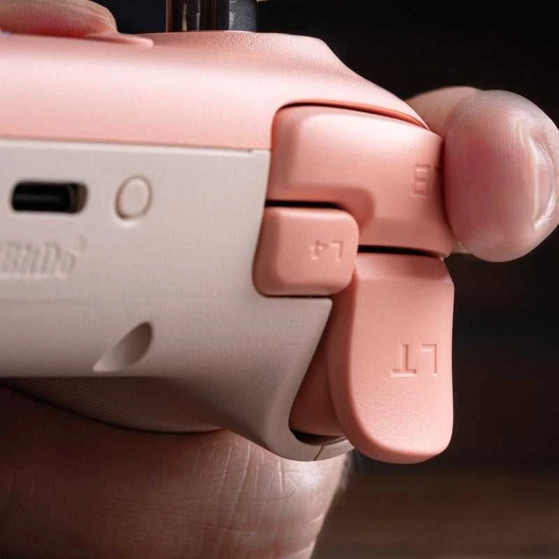 Belaidis žaidimų pultas 8BitDo Ultimate 2C Wireless | spalva: rožinė/kreminė