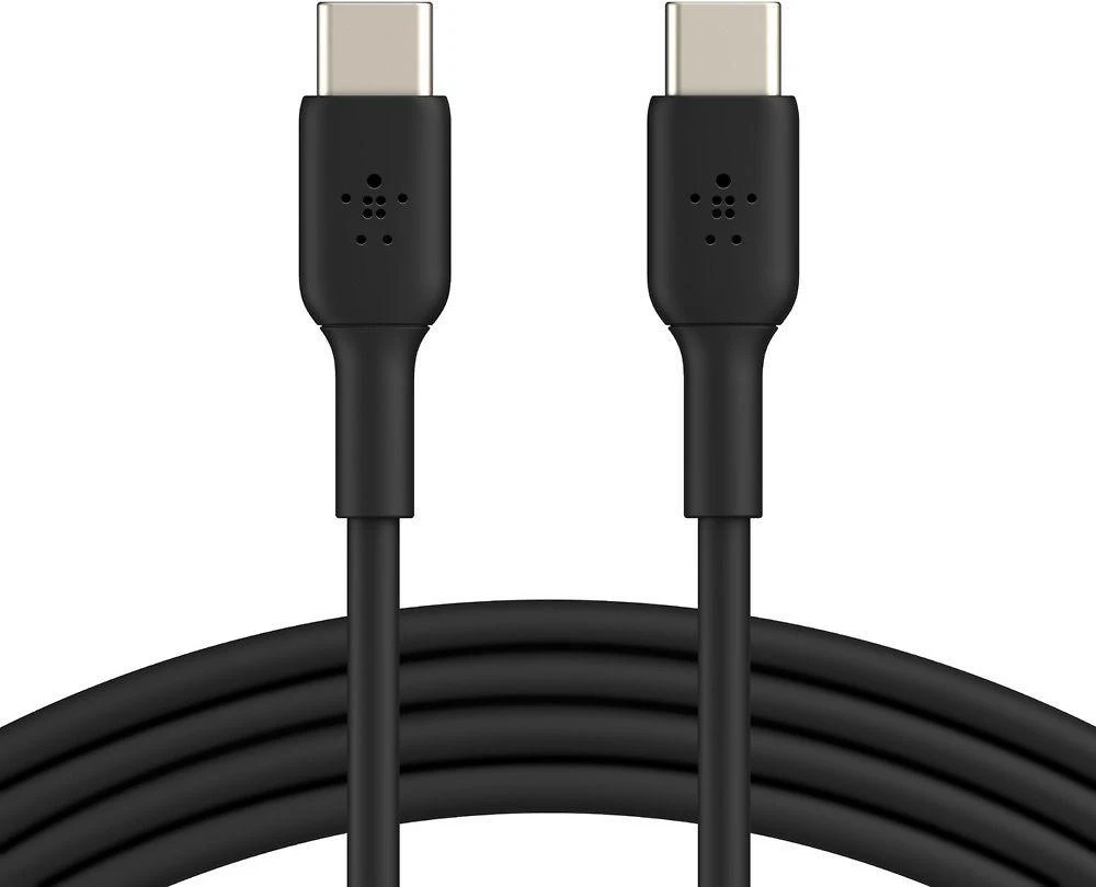 Belkin USB-C/USB-C kabelis 1m PVC, juodas CAB003bt1MBK