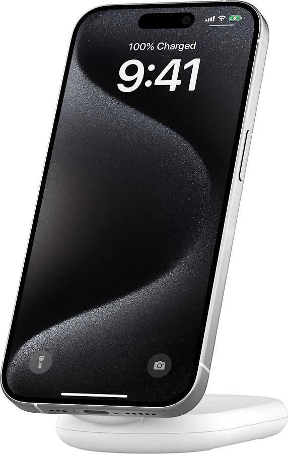 Belkin MagsSafe Qi2 15W balta su adapteriu 20W
