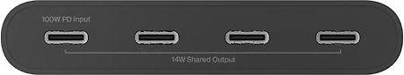USB Sąsajos Centras - Belkin AVC018BTBK 10000 Mbit/s Juodas